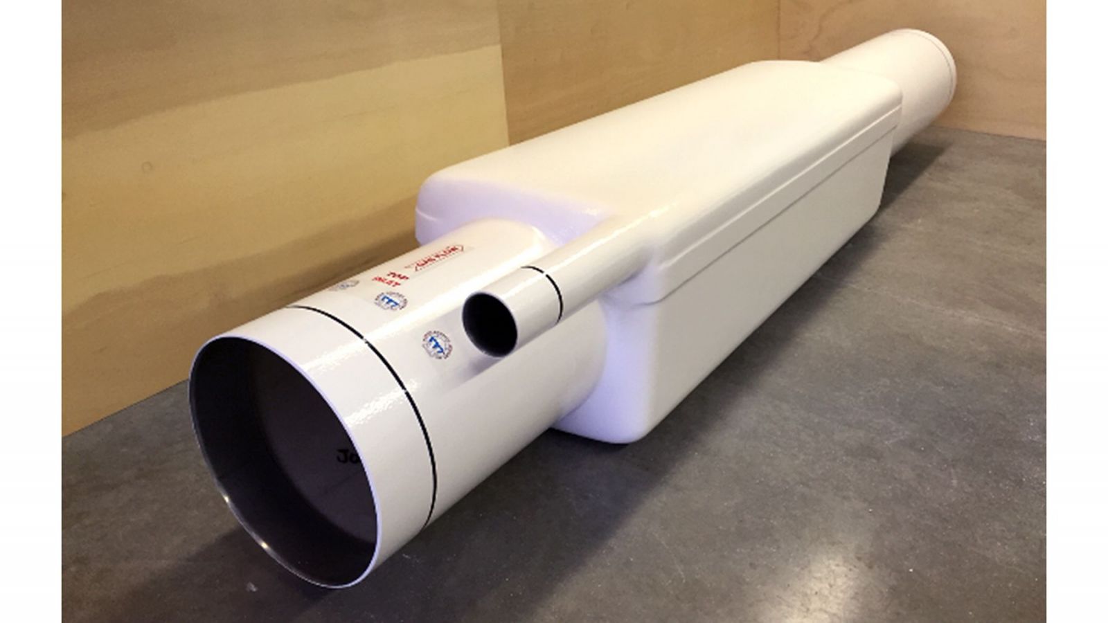 Innovative Muffler Cools Water Inside